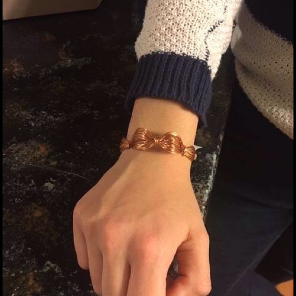 Handmade copper bracelet shiny weaves NWT small - Picture 4 of 8